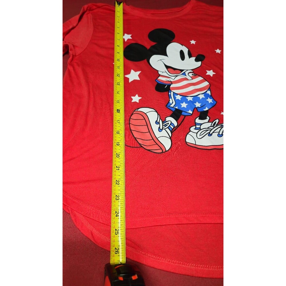 Disney Mickey Mouse Patriotic 4th of July Red T-Shirt 2XL - Picture 5 of 9